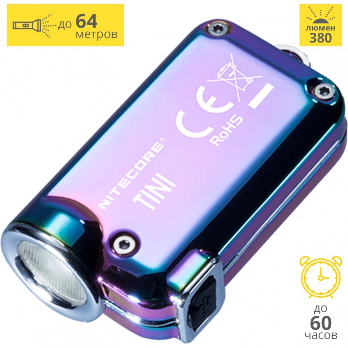 Фонарь NITECORE TINI SS TROPICAL CREE XP-G2 S3 17712