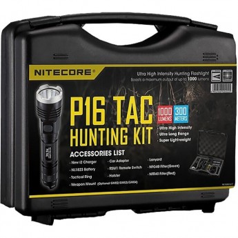 Комплект для охоты NITECORE P16 +I2+NL183 + NFR40 + NFG40 +RSW1 CREE XM-L U2 11456