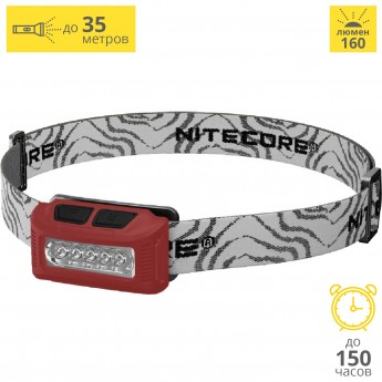 Налобный фонарь NITECORE NU10 RED HIGH PERFORMANCE 15986