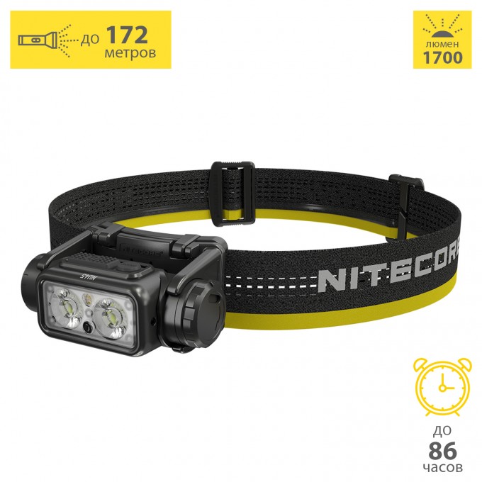 Налобный фонарь NITECORE NU45 UHE 0352
