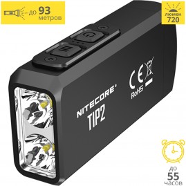 Фонарь NITECORE TIP2 BLACK 18595